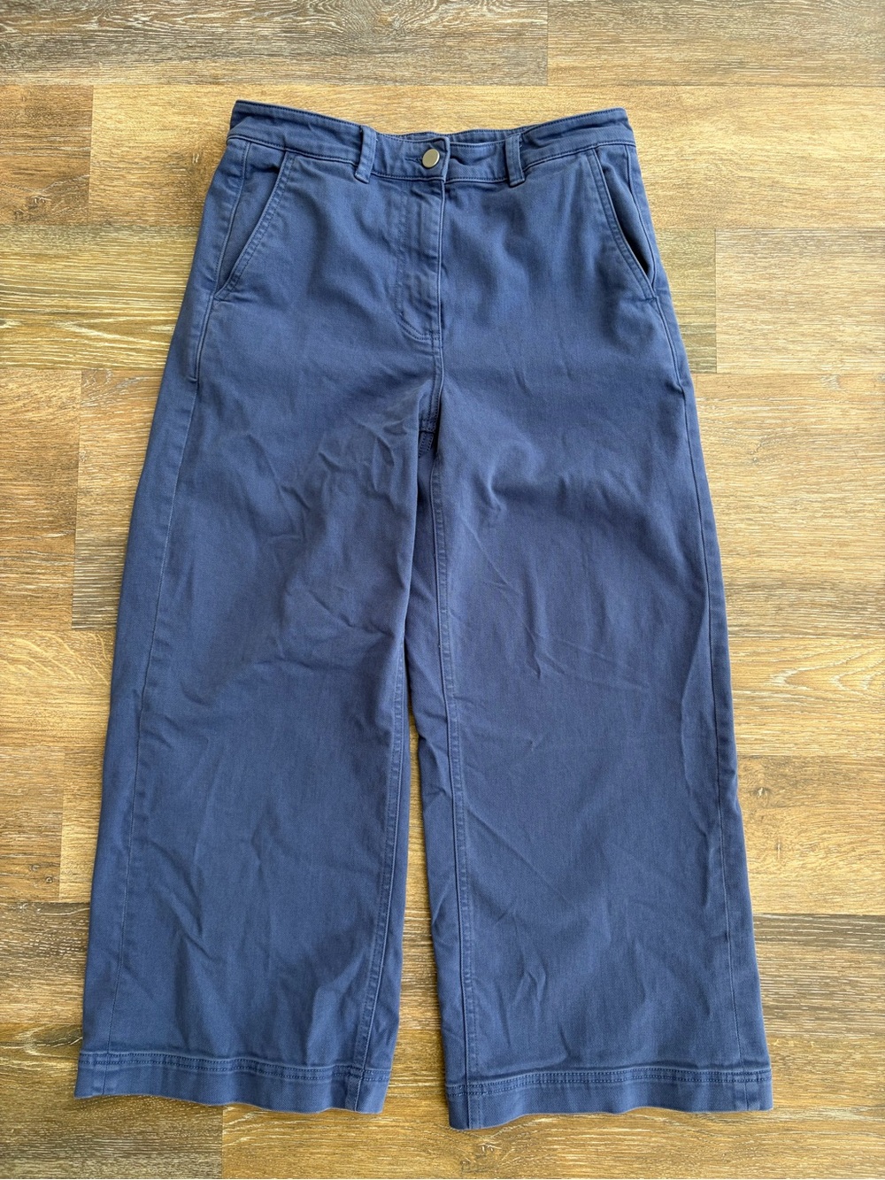 Everlane periwinkle wide leg crop jeans size 8